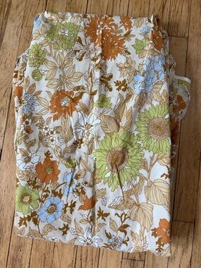 Vintage Fitted Twin Floral Sheet